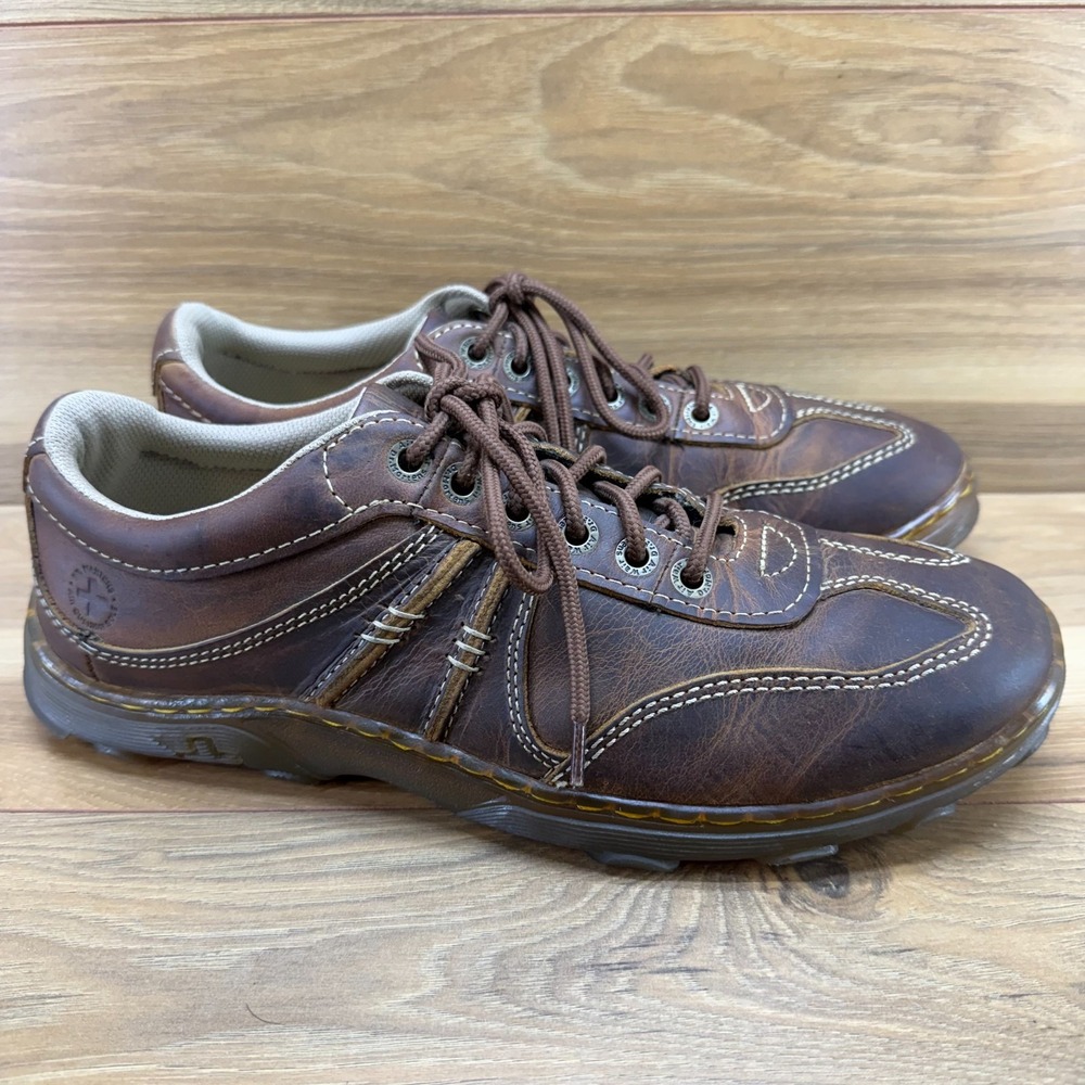Dr Martens Kurt Casual Shoes Mens 12 Brown Leather Sneaker Y2K Retro